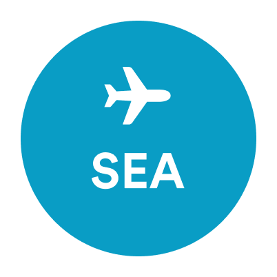 SEA airplane icon